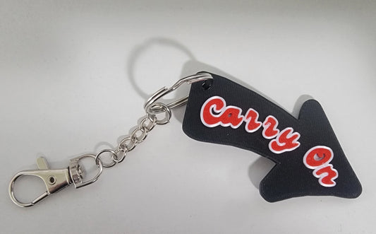 Figuratively Carry On Keychain