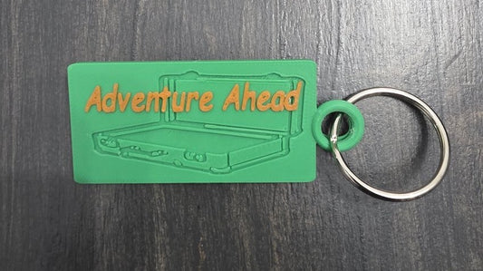 Figuratively Adventure Awaits Keychain